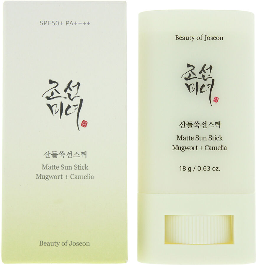 Beauty Of Joseon Matte Sun Stick Mugwort + Camelia SPF 50+ Pa++++ Stick 18g