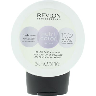 Revlon Nutri Color Filters - Pale Platinum - Hair Colour Mask Revlon Nutri Color Filters - Pale Platinum - Hair Colour Mask