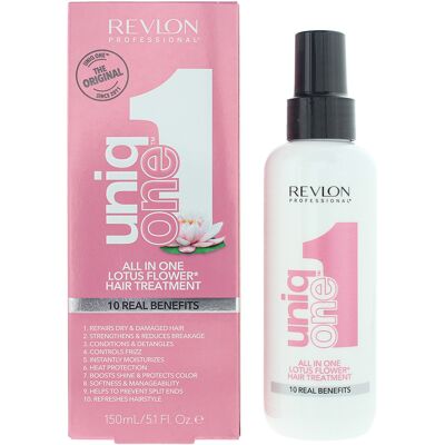 Revlon Uniq One Lotus Hair Treatment - Nourishing, Frizz Control, Heat Protection Revlon Uniq One Lotus Hair Treatment - Nourishing, Frizz Control, Heat Protection