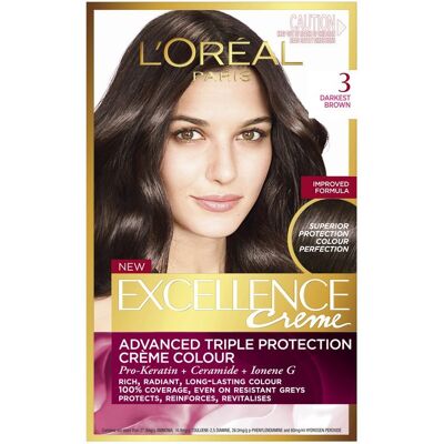 L'Oreal Excellence 3 Darkest Brown L'Oreal Excellence 3 Darkest Brown