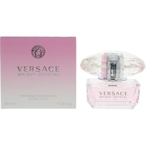 Versace Bright Crystal Perfumed Deodorant 50ml Glass Bottle