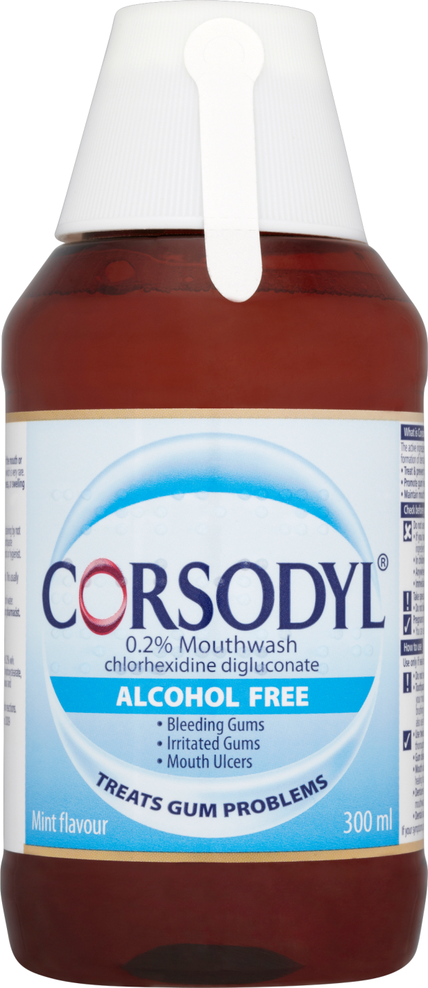 Corsodyl Alcohol Free Mint Mouthwash