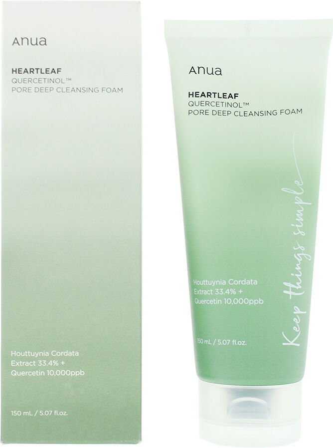 Anua Heartleaf Quercetinol Pore Deep Cleansing Foam 150ml