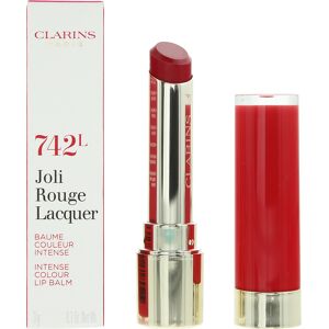 Clarins Joli Rouge Lacquer 742l Joli Rouge Lipstick 3g Clarins Joli Rouge Lacquer 742l Joli Rouge Lipstick 3g