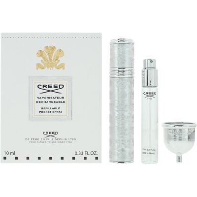 Creed Travel Atomiser Silversilver, Leather, Size 10ml - Travel Atomiser Creed Travel Atomiser Silversilver, Leather, Size 10ml - Travel Atomiser