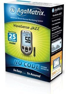 AgaMatrix WaveSense Jazz Blood Glucose - 50 Strips