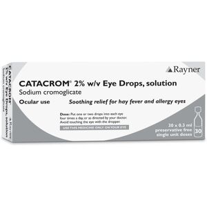 Catacrom 2% w/v Eye Drops 30 Single Unit Dose Catacrom 2% w/v Eye Drops 30 Single Unit Dose