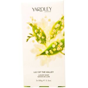 Yardley Lilly Of The Valley 3 X 100g Soap Yardley Lilly Of The Valley 3 X 100g Soap