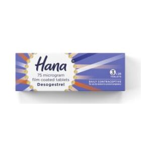 Hana 75mcg Contraceptive Tablets - 28 Tablets Hana 75mcg Contraceptive Tablets - 28 Tablets