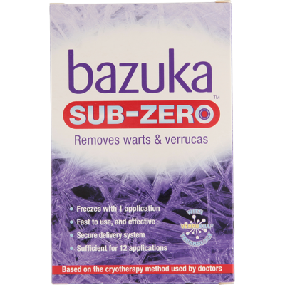 Bazuka Sub-Zero Freeze Wart & Verruca Removal Treatment - 50ml Bazuka Sub-Zero Freeze Wart & Verruca Removal Treatment - 50ml