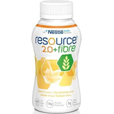 Resource 2.0+ Fibre Vanille 4 x 200 ml - Nutritional Drink Resource 2.0+ Fibre Vanille 4 x 200 ml - Nutritional Drink