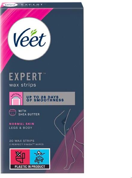 Veet Expert Wax Strips with Shea Butter