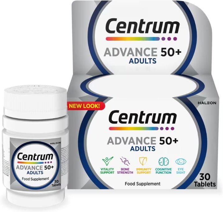 Centrum Advance 50+ Multivitamin x 30 Tablets