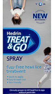 Hedrin Treat & Go Head Lice Spray x 60ml