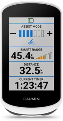 Garmin Edge Explore 2 GPS Computer Power Mount Bundle - Black / White / Power Mount Bundle