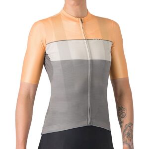 Castelli Elegante Short Sleeve Women's Jersey - SS25 - Gunmetal Grey / Silver Moon / Soft Orange - Jersey Castelli Elegante Short Sleeve Women's Jersey - SS25 - Gunmetal Grey / Silver Moon / Soft Orange - Jersey