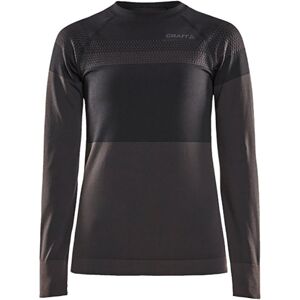 Craft Warm Intensity CN LS Women's Base Layer - Black / Titanium / XLarge Craft Warm Intensity CN LS Women's Base Layer - Black / Titanium / XLarge