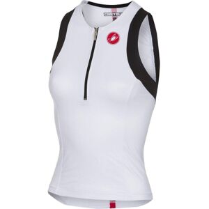 Castelli Free Women's Tri Singlet - White / Black / XLarge Castelli Free Women's Tri Singlet - White / Black / XLarge