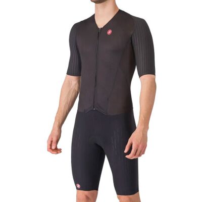 Castelli Sanremo 3 Black / Grau / Rosso Corsa - Triathlon Suit Castelli Sanremo 3 Black / Grau / Rosso Corsa - Triathlon Suit