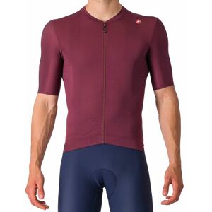 Castelli Espresso Short Sleeve Cycling Jersey - SS25 - Deep Bordeaux / Silver Moon / Large Castelli Espresso Short Sleeve Cycling Jersey - SS25 - Deep Bordeaux / Silver Moon / Large