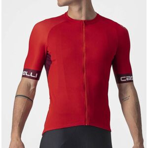 Castelli Entrata VI Short Sleeve Cycling Jersey - SS24 - Red / Bordeaux / Ivory / XSmall Castelli Entrata VI Short Sleeve Cycling Jersey - SS24 - Red / Bordeaux / Ivory / XSmall