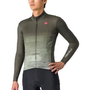 Castelli Unlimited Thermal Long Sleeve Jersey - Deep Green / Defender Green / XSmall Castelli Unlimited Thermal Long Sleeve Jersey - Deep Green / Defender Green / XSmall
