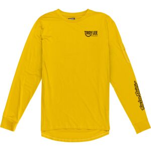 Troy Lee Design Ruckus Eyez Long Sleeve Ride Tee - Saffron / XLarge Troy Lee Design Ruckus Eyez Long Sleeve Ride Tee - Saffron / XLarge