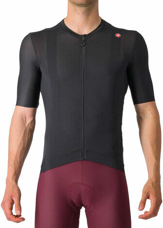 Castelli Espresso Short Sleeve Cycling Jersey - SS25 - Light Black / Dark Grey / XLarge