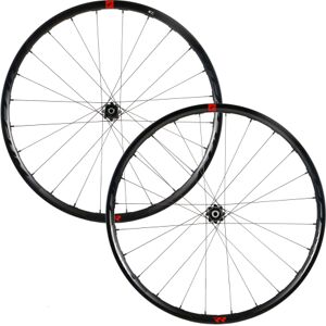 Fulcrum Rapid Red 300 DB 2WF Gravel Wheelset - 700c - Black Campagnolo N3W 12mm Front - 142x12mm Rear Centerlock Pair 13 Speed Tubeless 700c