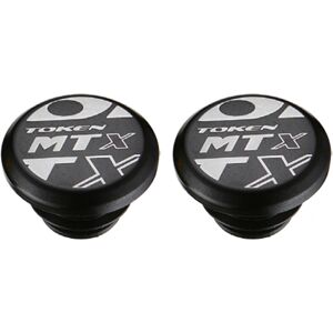 Token MTX Alloy Bar End Plugs - Black Token MTX Alloy Bar End Plugs - Black