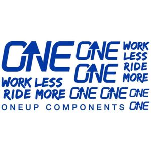 OneUp Components HB Decal Kit - Blue OneUp Components HB Decal Kit - Blue