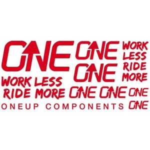 OneUp Components HB Decal Kit - Red OneUp Components HB Decal Kit - Red