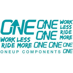 OneUp Components HB Decal Kit - Turquoise OneUp Components HB Decal Kit - Turquoise