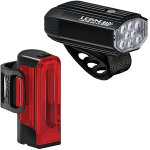 Lezyne Micro Drive 800+ Strip Drive 300+ LED Bike Light Pair - Black / Light Set / Rechargeable Lezyne Micro Drive 800+ Strip Drive 300+ LED Bike Light Pair - Black / Light Set / Rechargeable