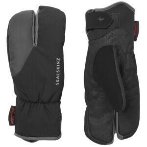Sealskinz Barwick Waterproof Extreme Cold Weather Cycle Split Finger Gloves - Black / 2XLarge Sealskinz Barwick Waterproof Extreme Cold Weather Cycle Split Finger Gloves - Black / 2XLarge