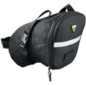 Topeak Aero Wedge Bag - Black / Grey / Large - Straps Topeak Aero Wedge Bag - Black / Grey / Large - Straps
