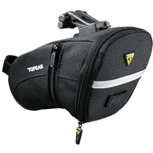 Topeak Aero Wedge Bag - Black / Grey / Large - Quickclip Topeak Aero Wedge Bag - Black / Grey / Large - Quickclip