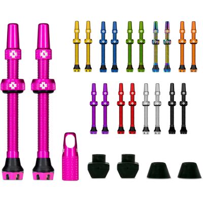 Muc-Off V2 Tubeless Valve Kit - Iridescent / 60mm Valve Muc-Off V2 Tubeless Valve Kit - Iridescent / 60mm Valve