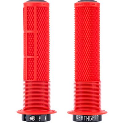 DMR - DeathGrip 2 Flanged Lock-On - Red - Bike Grips DMR - DeathGrip 2 Flanged Lock-On - Red - Bike Grips