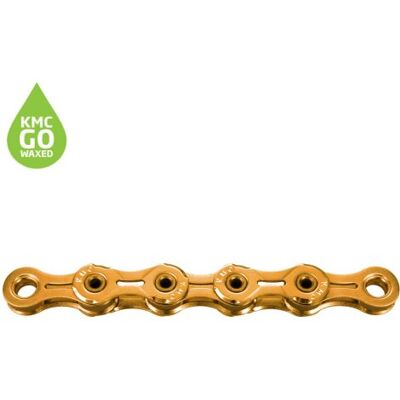 KMC X11SL Gold Ti-N Pre-waxed Chain - 11 Speed - Gold - Chain KMC X11SL Gold Ti-N Pre-waxed Chain - 11 Speed - Gold - Chain