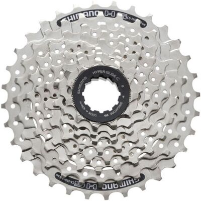 Shimano Acera CS-HG41 8-Speed Cassette - Silver - Size: 11-30T Shimano Acera CS-HG41 8-Speed Cassette - Silver - Size: 11-30T
