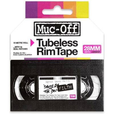 Muc-Off Tubeless Rim Tape - Transparent / 17mm / 10M Muc-Off Tubeless Rim Tape - Transparent / 17mm / 10M