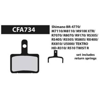Shimano Deore M515/M525 - Red Organic Brake Pads - Brake Disc & Pads Shimano Deore M515/M525 - Red Organic Brake Pads - Brake Disc & Pads