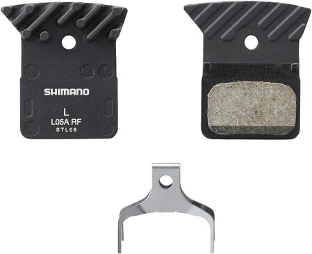 Shimano L05A-RF Disc Brake Pads With Cooling Fins - Resin - Resin / Cooling Fins