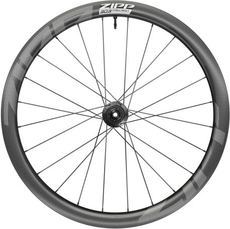 Zipp 303 Firecrest Carbon Tubeless Disc Rear Clincher Wheel - 700c - Black Standard Graphic Sram XDR 142 x 12 Centerlock Rear 12 Speed 700c