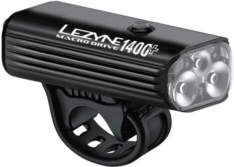 Lezyne Macro Drive 1400+ Front Bike Light - Black / Front / Rechargeable