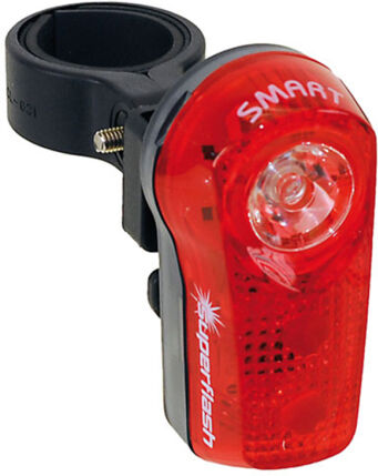Smart Superflash LED Rear Bicycle Light - Black / Red / Rear / Non-Rechargeable
