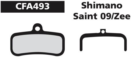 EBC Brake Disc Pads - Sintered - FA493HH - Shimano Saint