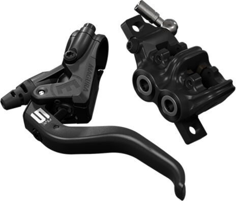 Magura MT5 Disc Brake - Black / Front or Rear / No Rotor / 2200mm Hose / Standard Clamp