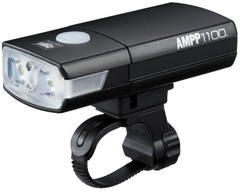 Cateye AMPP 1100 USB Rechargeable Front Light - Black / Front / Rechargeable